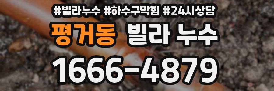 평거동 빌라 누수