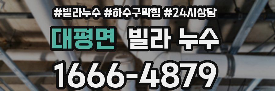 대평면 빌라 누수