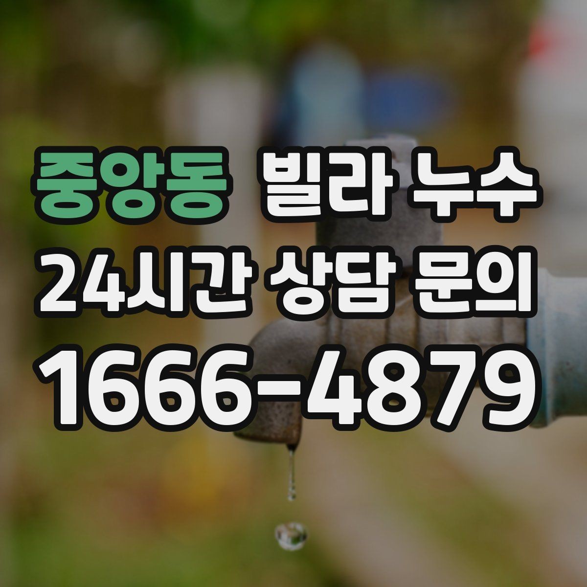 중앙동 빌라 누수 누수는 원인부터 잡아야 끝납니다