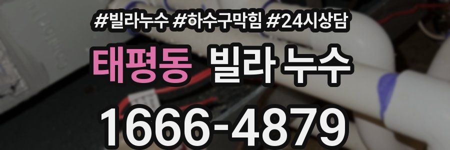 태평동 빌라 누수