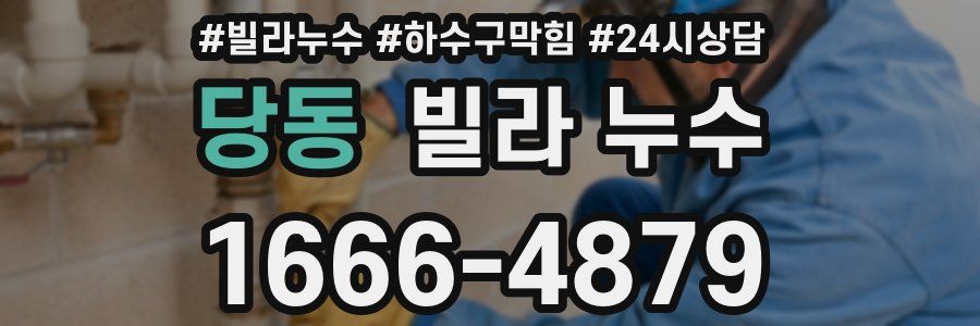 당동 빌라 누수