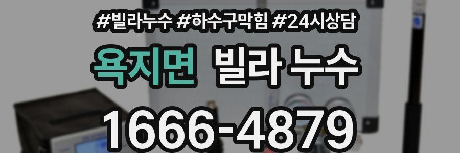 욕지면 빌라 누수