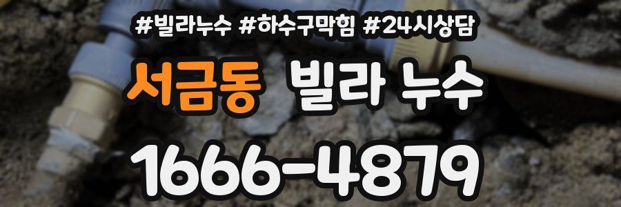 서금동 빌라 누수