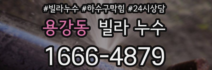 용강동 빌라 누수