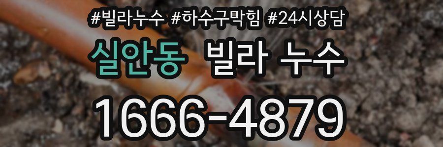 실안동 빌라 누수