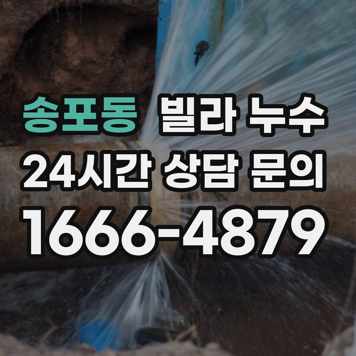송포동 빌라 누수 계량기함 주변 물기 발견 시 점검 포인트