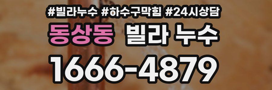 동상동 빌라 누수