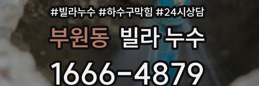 부원동 빌라 누수