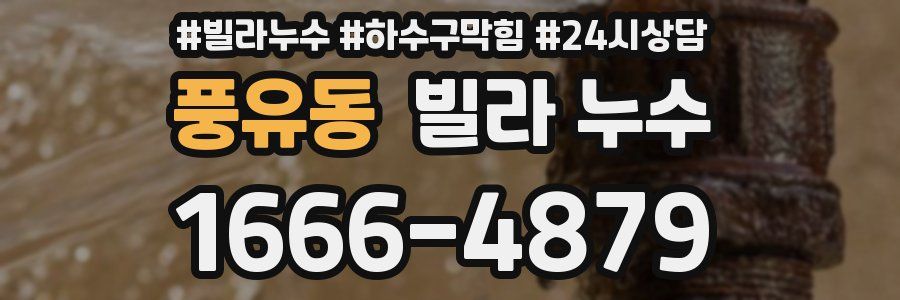 풍유동 빌라 누수