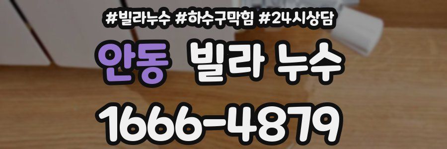 안동 빌라 누수