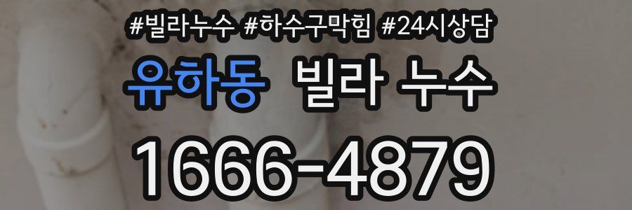 유하동 빌라 누수