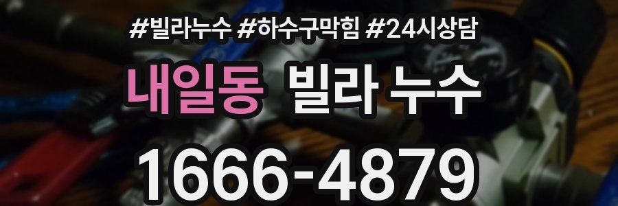 내일동 빌라 누수