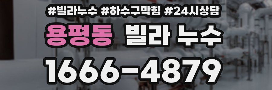 용평동 빌라 누수