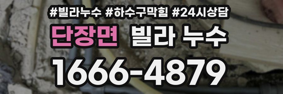 단장면 빌라 누수