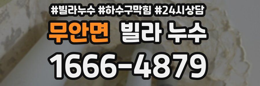 무안면 빌라 누수