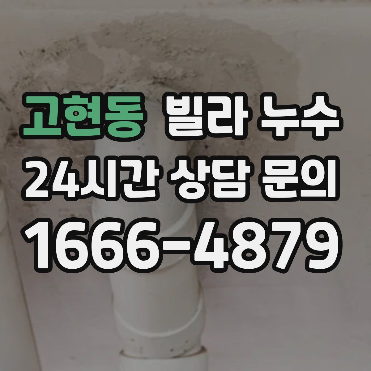 고현동 빌라 누수