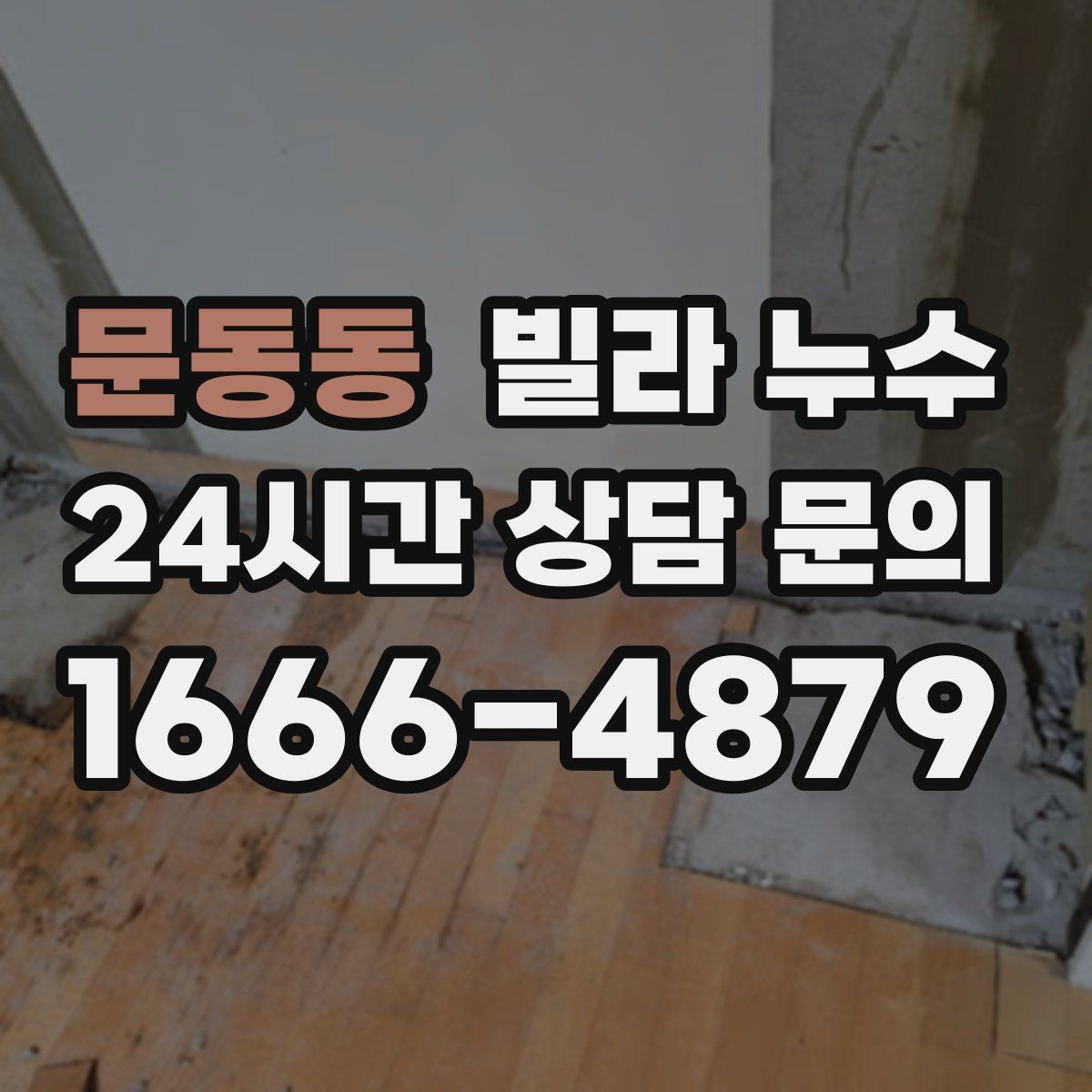 문동동 빌라 누수 문제를 키우지 않는 가장 현실적인 방법