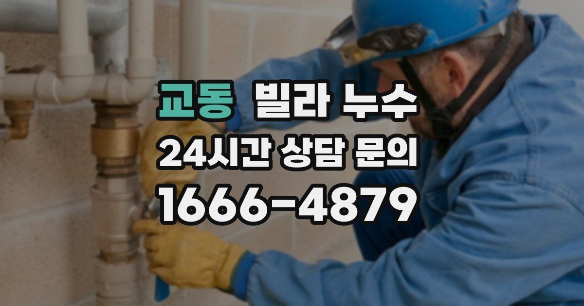 교동 빌라 누수