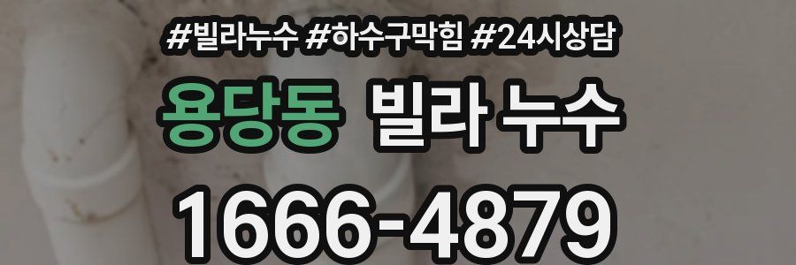 용당동 빌라 누수