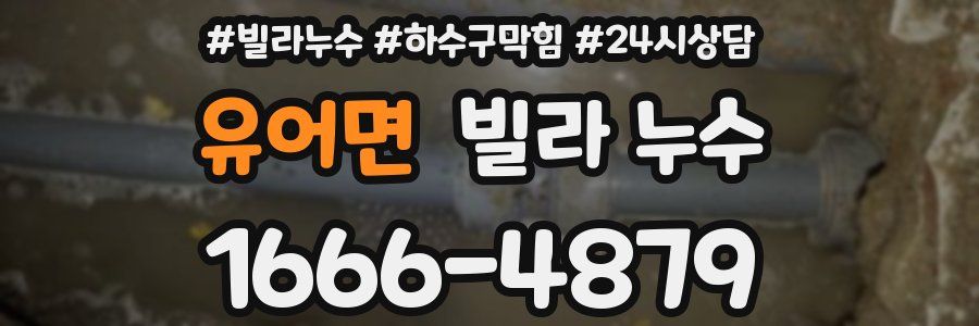 유어면 빌라 누수