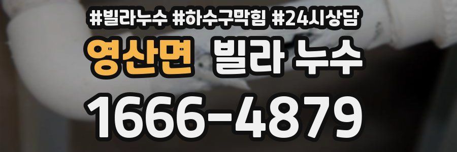 영산면 빌라 누수