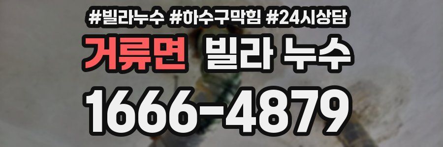 거류면 빌라 누수