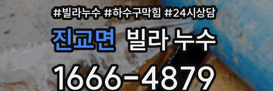 진교면 빌라 누수