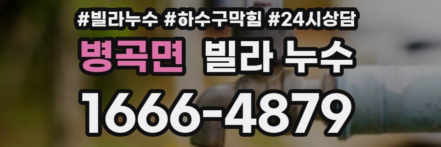 병곡면 빌라 누수