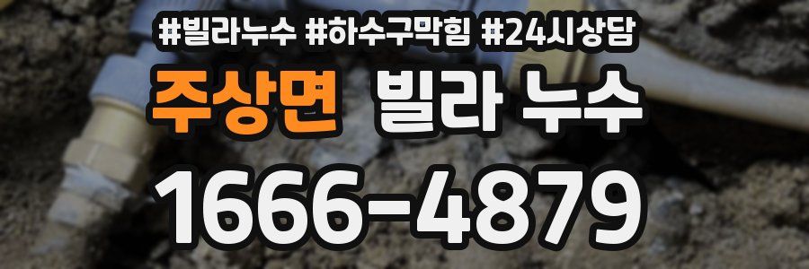 주상면 빌라 누수