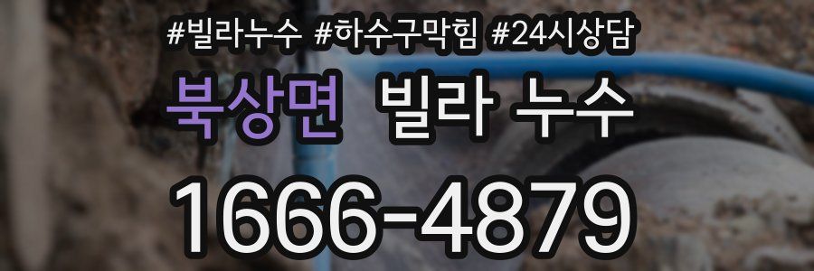 북상면 빌라 누수