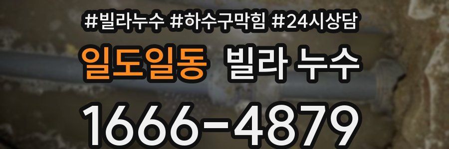 일도일동 빌라 누수