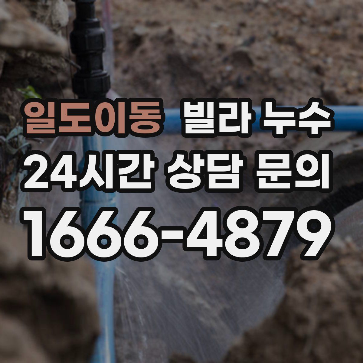 일도이동 빌라 누수