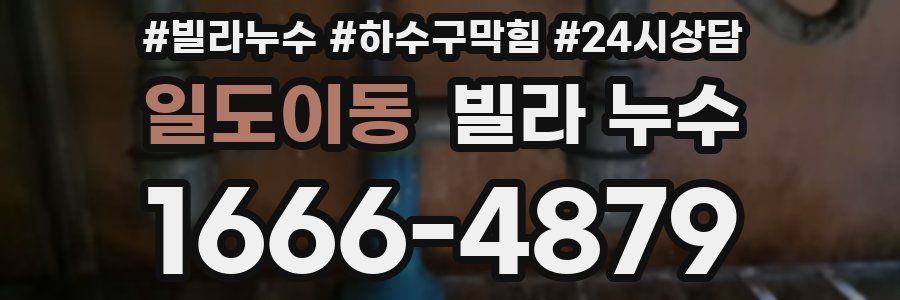 일도이동 빌라 누수