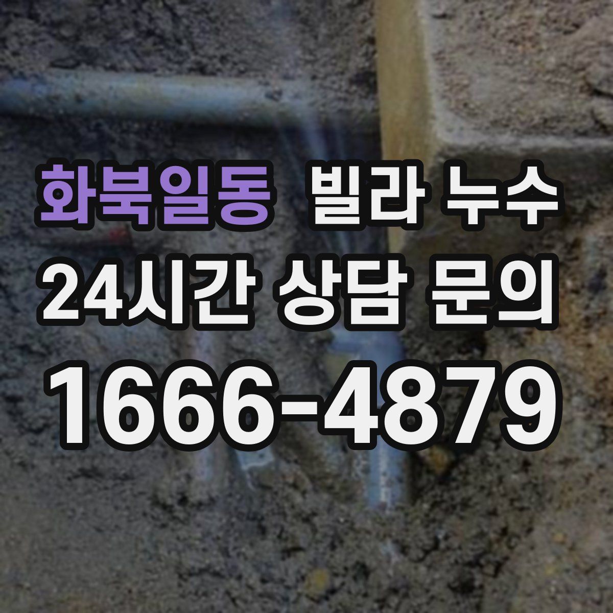 화북일동 빌라 누수