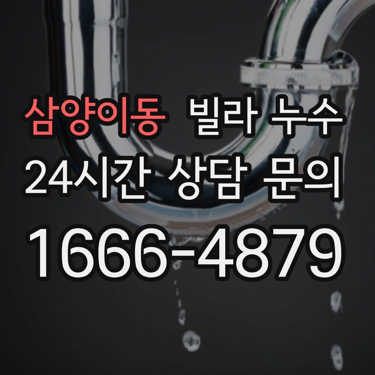 삼양이동 빌라 누수 한 번 멈췄다가 다시 생기면 재점검 필요
