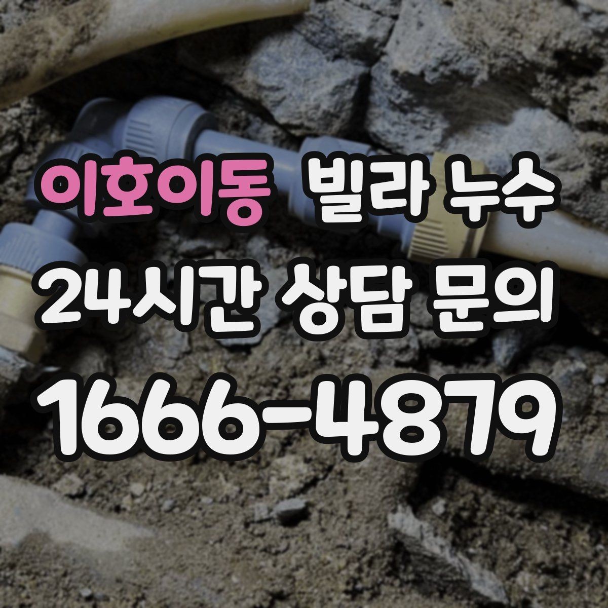이호이동 빌라 누수 현관 바닥이 젖는 이유는 외부 유입일까