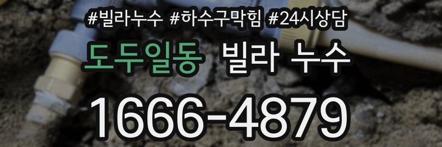 도두일동 빌라 누수