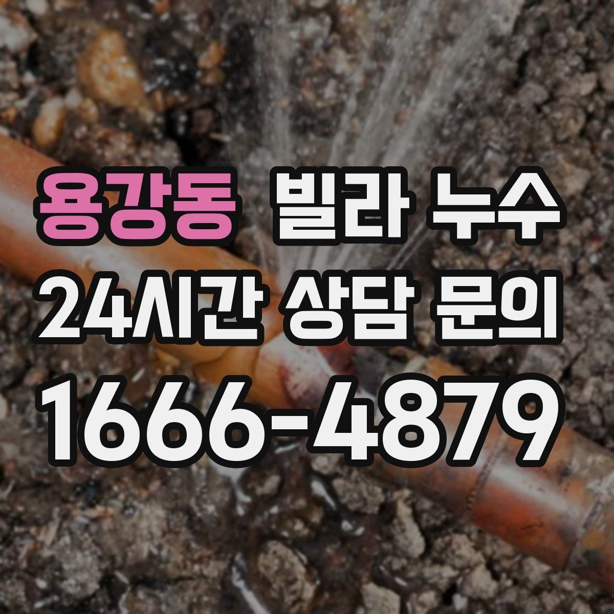 용강동 빌라 누수 우편함 주변이 젖는다면 빗물 유입을 의심