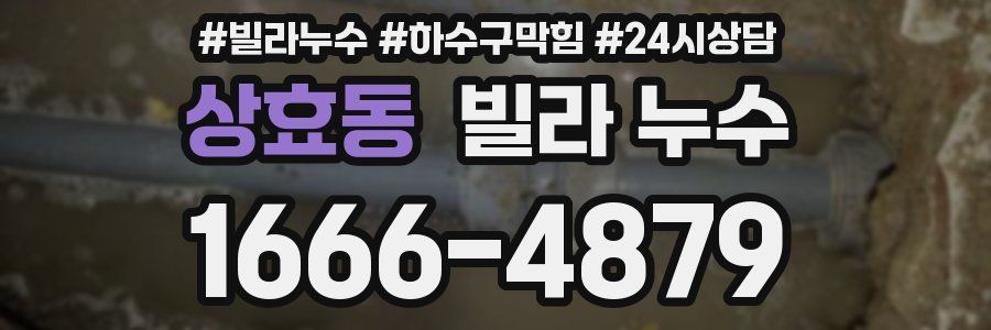 상효동 빌라 누수