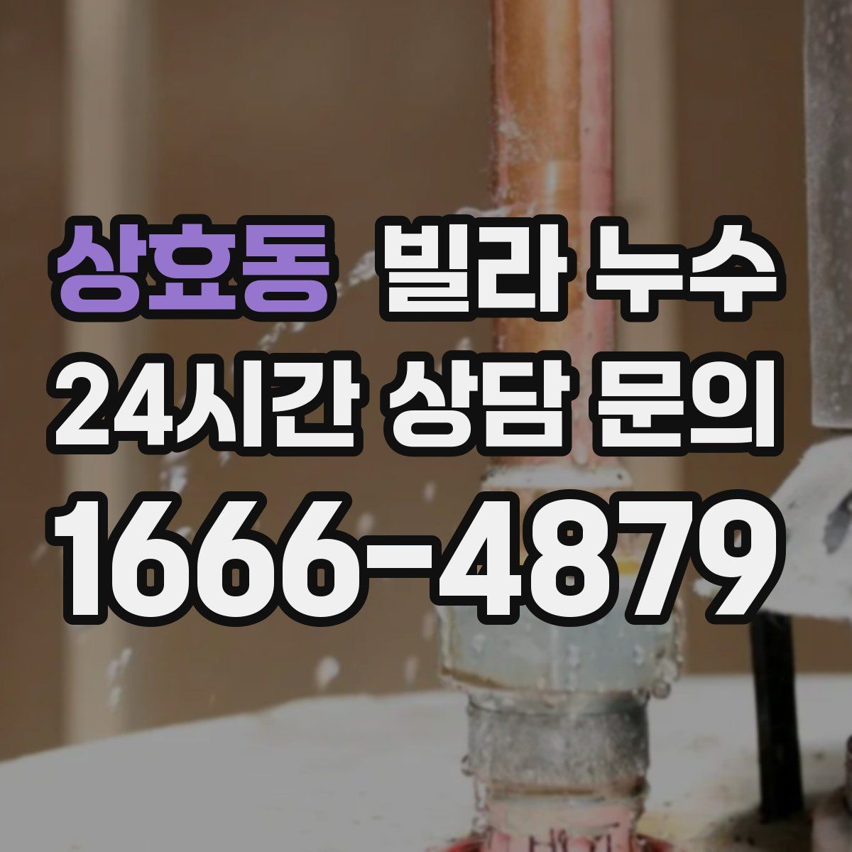 상효동 빌라 누수