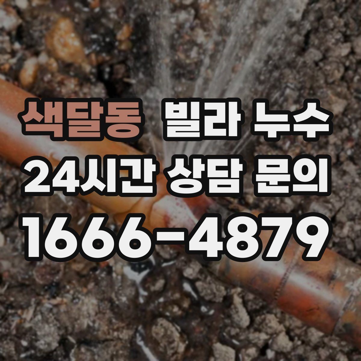 색달동 빌라 누수 우편함 주변이 젖는다면 빗물 유입 가능성