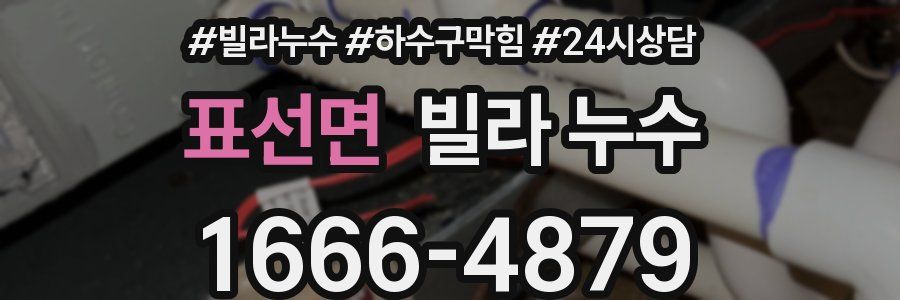 표선면 빌라 누수