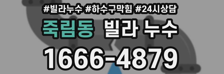 죽림동 빌라 누수