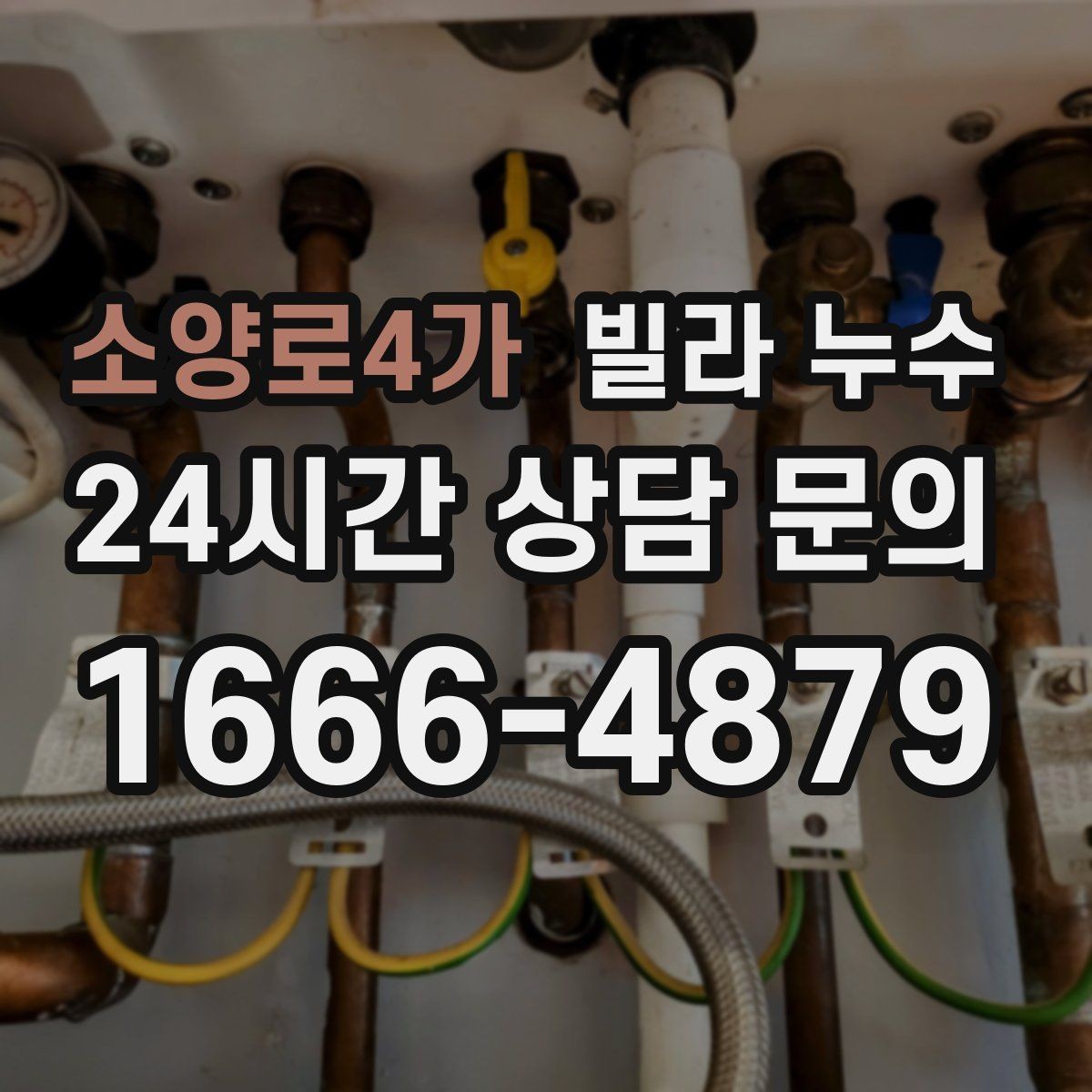 소양로4가 빌라 누수 베란다 물고임이 실내 누수처럼 보일 때