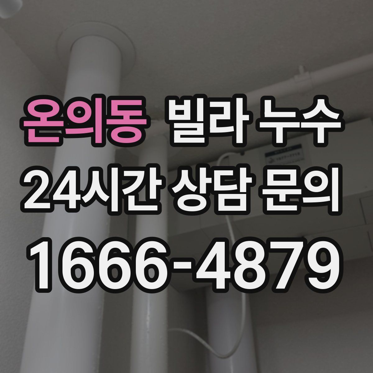 온의동 빌라 누수