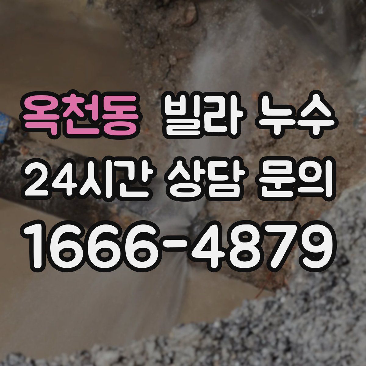 옥천동 빌라 누수