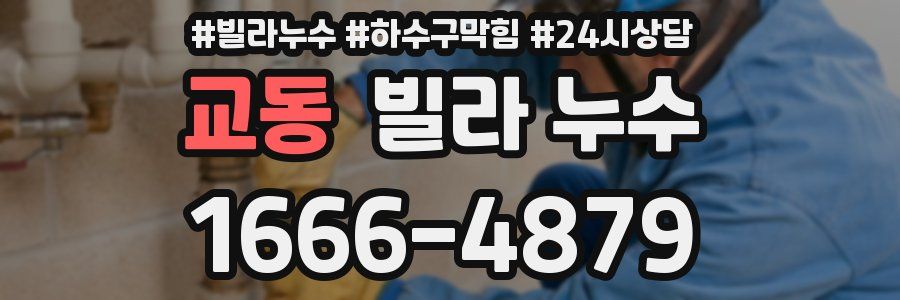 교동 빌라 누수