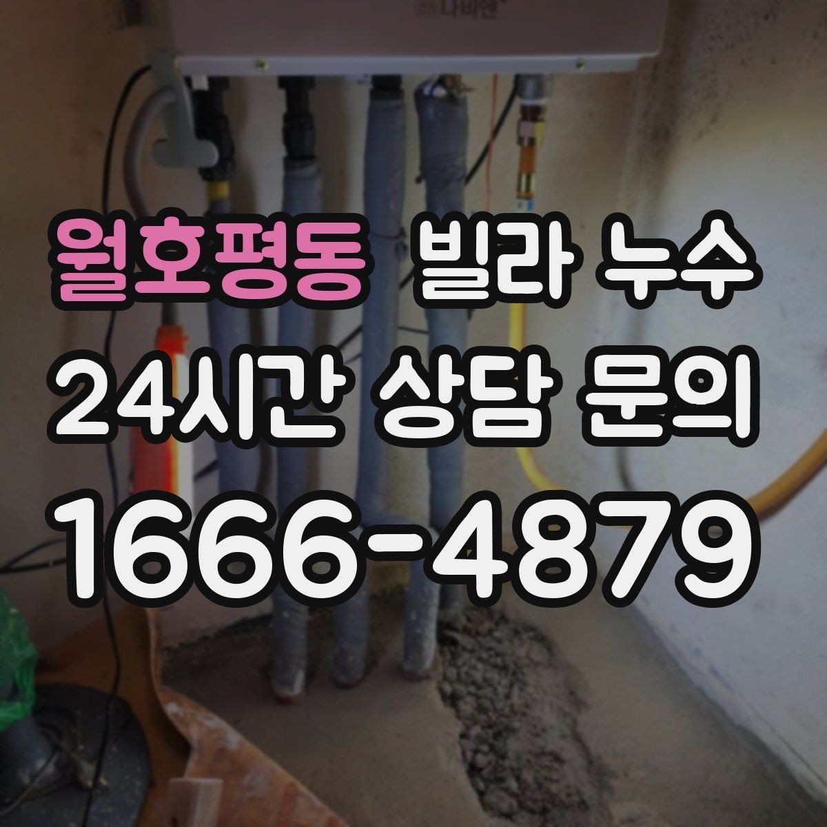월호평동 빌라 누수 샤워 후 벽이 젖으면 욕실 누수 의심