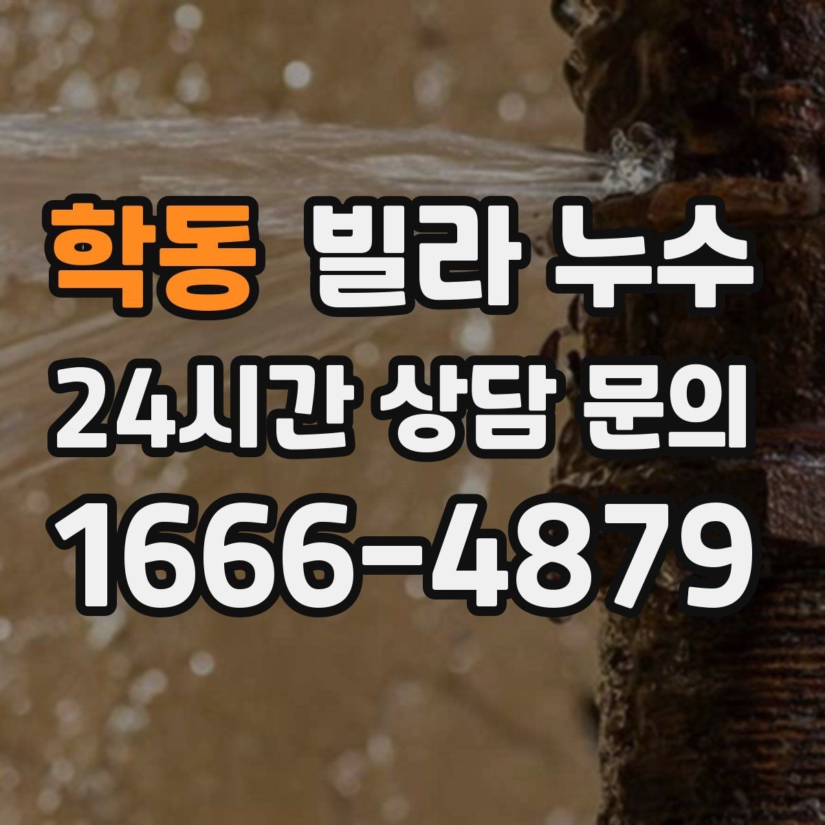 학동 빌라 누수 배수구 막힘이 누수처럼 보일 수 있어요