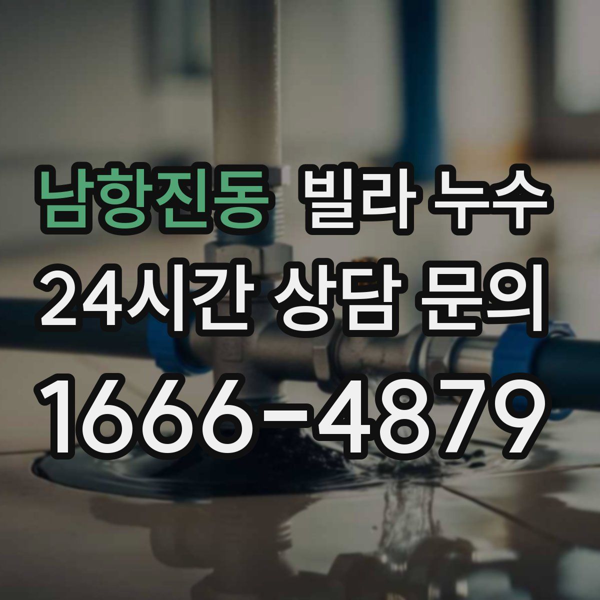 남항진동 빌라 누수